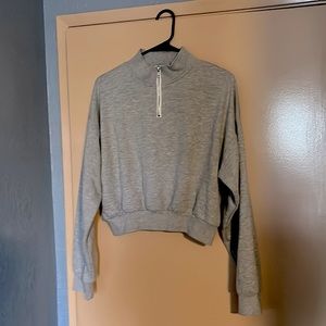 Large half zip sweater